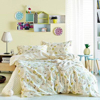 

WEIZHONG cotton bed set (duvet cover/fitted sheet/pillow case) 1.2m bed