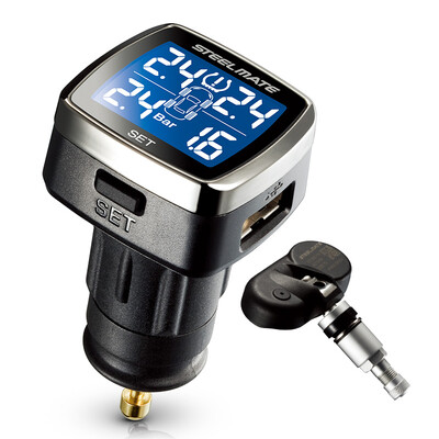 

Iron mate tire pressure monitoring wireless digital display external 860W with USB interface