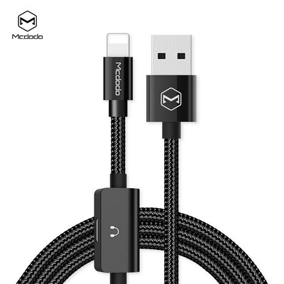 

MCDODO 2in1 Aux Jack Music Charging Audio Adapter Cable Headphone Earphone Cable For iPhone 7 8 X 10 Plus Charger For Lightning