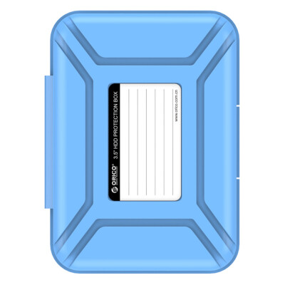 

35in Hard Drive Protective Box SDD Storage Case HDD Carrying Case Shock Dust Proof Grey