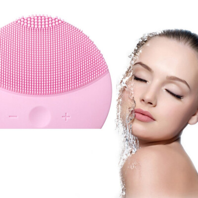 

Silicone Facial Cleansing Whole Body Waterproof Skin Deep Cleaning Device Rechargeable Face Cleanser 4 Colors