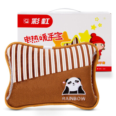 

Rainbow hand warmers hot water bottle electric heating hand warmers warm water bag warm baby charging