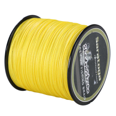 

8 Strands Yellow 100m-2000m 10LB-300LB Test Braided Fishing Line