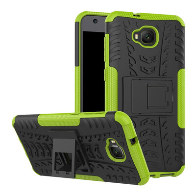 

Fivice Asus Zenfone 4 selfieZD553KL Case TPU anti-fall tire pattern back clip bracket phone case