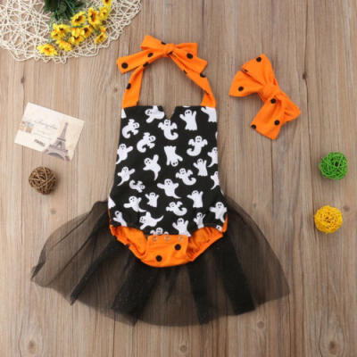 

Toddler Baby Kids Girls Halloween Romper Bodysuit Jumpsuit Fashion Party Clothes