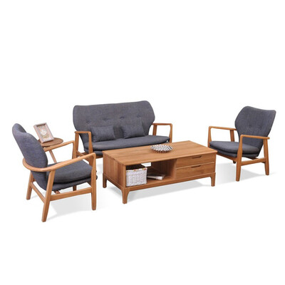 

Modern living room furniture soild wood frame sofa