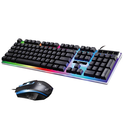 

BALDR G21 LED Rainbow Backlight USB Wired Gaming Keyboard&Mouse Combo