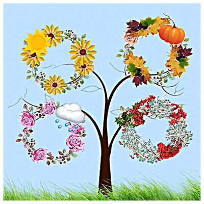 

UpperX Full Square Diamond 5D DIY Diamond Painting "Tree Garland" Embroidery Cross Stitch Rhinestone Mosaic Painting Home Decor