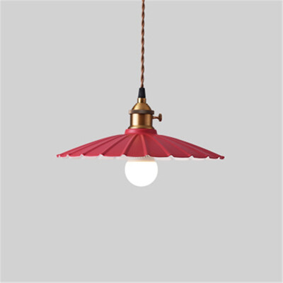 

Baycheer HL486945 Indoor Single Light LED Pendant 984"Width Down Lighting Pendant with Floral Shade Old Bronze