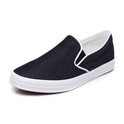 

Yidi YIDI trend of breathable men&39s shoes to help men&39s canvas shoes Korean casual shoes fashion single shoes wild lazy shoes D8050 black 43