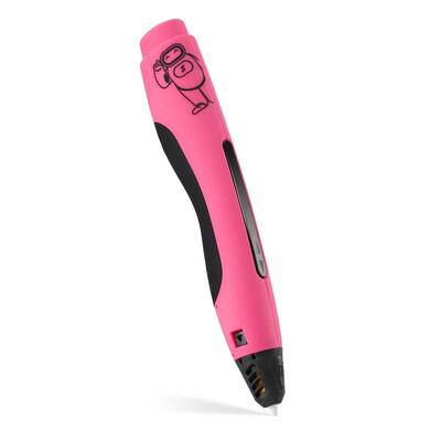 

Ailink 3D Printing Pen 1 Button Operation 3D Drawing Pen with 2 Pack of PCL Filaments & 2 Free Thermal Protective Fingerstalls