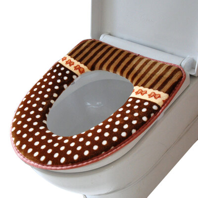 

【Jingdong Supermarket】 Sheng silk is still thickened sticky buckle toilet pad sets of toilet luggage maple toilet pad 4 sets