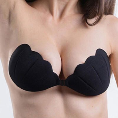 

UK Sell Women Adhesive Strapless Stick Gel Silicone Magic Push Up Invisible Bra