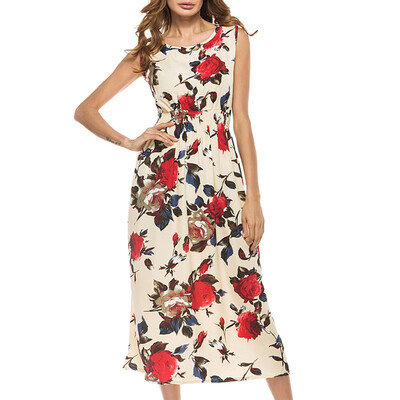 

Summer leisure Vintage Print beach skirt