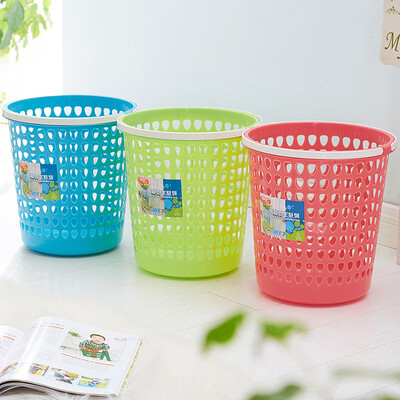 

Longshida LONGSTAR buckle cover trash home living room bathroom kitchen with plastic trash color random LJ-0157