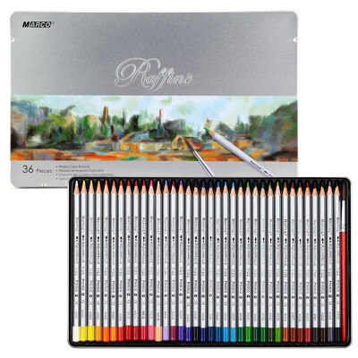 

Marco 7120-36TN Raffine series of water-soluble 36 color pencil color pen color lead iron box