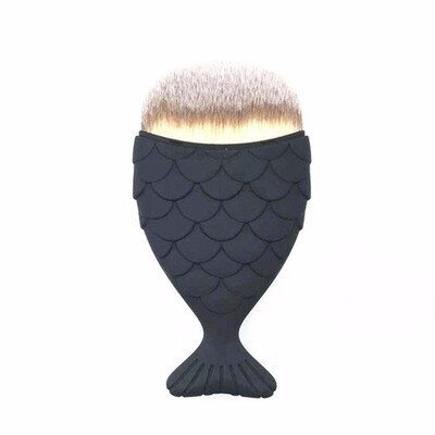 

New Fish Scales Colorful Makeup Brushes Face Foundation Powder Blush Highlighter Make Up Brush Maquiagem