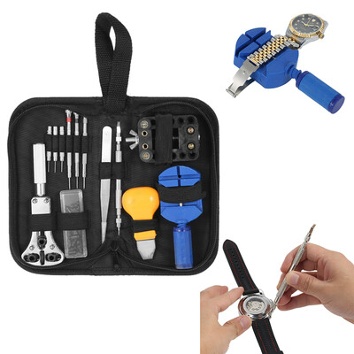 

30PCS Professional Watch Repair Tool Kit Case Opener Band Link Remover Screwdrivers Watchmaker Tool Set