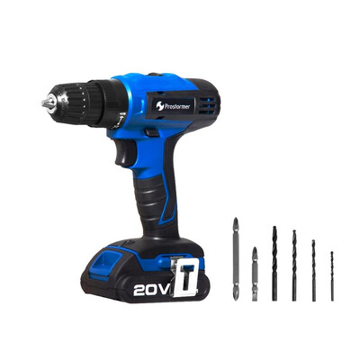 

Prostormer 20V Cordless Drill 2000mAh lithium Battery Electric Screwdriver 35NM Mini Drill 1h Fast Charger Wireless Power Driver