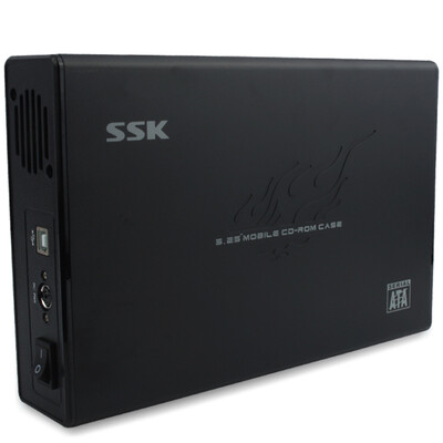 

Biao Wang SSK SHE055 front speed USB20 drive box support 525 inch SATA drive black