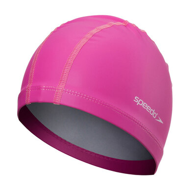 

SPEEDO мужские и женские плавательные колпачки PU покрытие длинные волосы водонепроницаемые плавательные колпачки защита уха не удобная голова глубокий персик 11400735 / 8-720641341