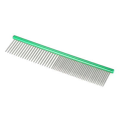 

HATELI 63" Pet Grooming Comb Coarse&Fine Double-end Pet Comb Pet Slicker Brush Deshedding Tool Little Comb Grooming Brush for