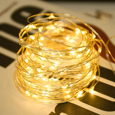 

Yuhuaze solar 12 meters 100 lights copper wire string 2 line 8 patterns holiday decoration lights New Year Christmas decoration lights free power