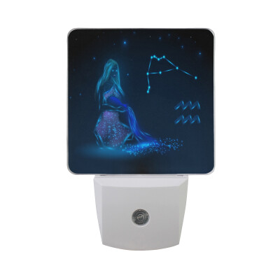 

ALAZA Virgo LED Night Light With Smart Dusk To Dawn SensorConstellation Plug In Night Light