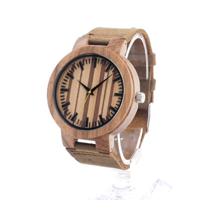 

BOBO BIRD wooden quartz pointer watch C16