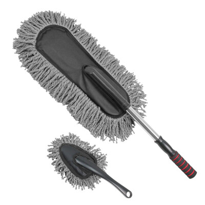 

Good weather car retractable super fiber nano car wash wax drag car tweezers car wash supplies round wax brush purple car supplies