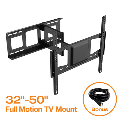 

FLEXIMOUNTS V2 Full motion Swivel Tilt&Rotate TV wall mount bracket fits for most of 32" 36" 40" 42" 46" 47" 50" LCD LED 4k HD TV