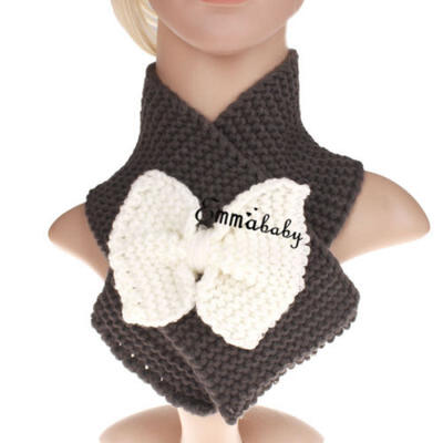 

New Boy Girl Baby Winter Warm Color Scarf Knitting Wool Children Neck Warmer
