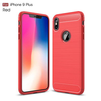 

New iphone9 anti-drop mobile phone case iPhone9plus silicone creative Apple Xs brushed mobile phone case