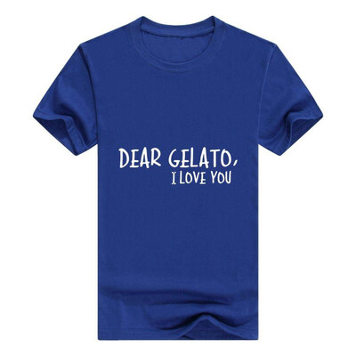 

Dear Gelato I Love You Fun Foodie Food Gift T Shirt
