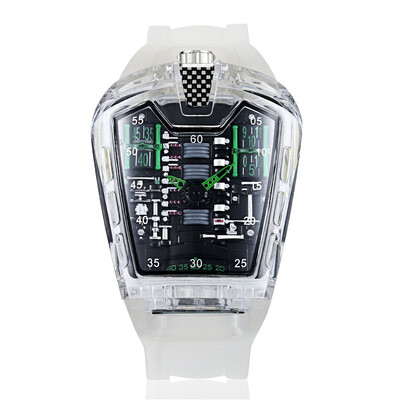 

KIMSDUN K - 725D Men Transparent Waterproof Quartz Watch - MULTI-A