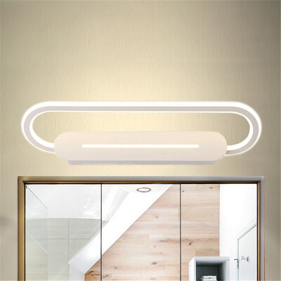 

Baycheer HL488538 80CM Ring Warm Light Acrylic Modern Simple LED Mirror Front LightBlack