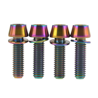

Wanyifa Titanium Ti Bolts with Washer M6x20mm for Bike Bicycle Cycling Disc Brake