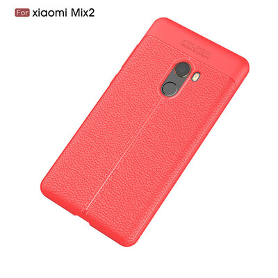 

For Xiaomi mix 2 case Original Case Shockproof Anti-knock Soft TPU Case For xiaomi mix 2 Leather Phone Silicone Back Cover