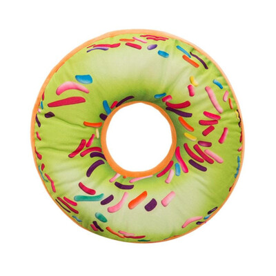 

New Fashion Creative Soft Plush Pillow Stuffed Seat Pad Sweet Donut Foods Cushion Case Toys pillowcase poszewka na poduszki