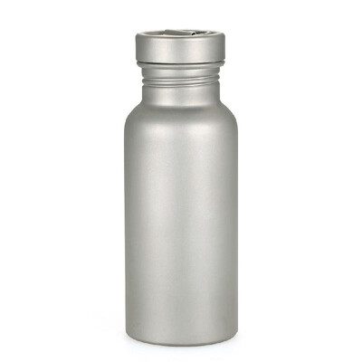 

550ML Wide Mouth Bottle Titanium Water Bottle for Outdoor Camping Hiking Picnic