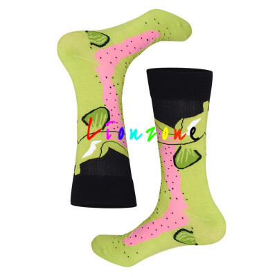 

LIONZONE 2018 Happy Socks Men Women Lovers Colorido Hombre Harajuku Huevo Calcetines Para Navidad Socks Funny Gift