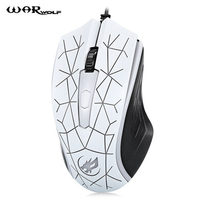 

Warwolf  - 01 Gaming Mouse Adjustable DPI with Colorful LED Light