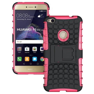 

Fivice HuaweiP8 lite Case TPU anti-fall tire pattern back clip bracket phone case