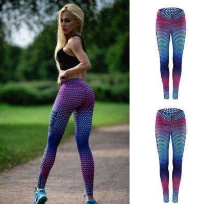 

Women Slim Fit Yoga Fitness Leggings Gym Sports Pants Compression Tight Trousers