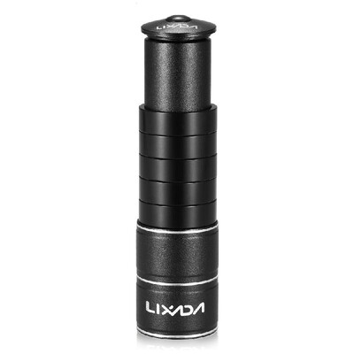 

Romacci Lixada Aluminum Alloy Bike Fork Stem Riser Extender Extension Bicycle Cycling Bike Stem Head Up Raiser Handlebar Riser Ada