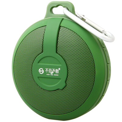 

See me here BV210 outdoor waterproof wireless Bluetooth speaker mini mobile phone audio portable card subwoofer army green