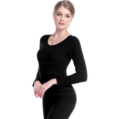 

Sexy spring winter warm long johns women cashmere cotton sweater female double seamless thermal underwear suits clothes sets