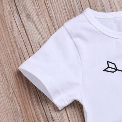 

Newborn Baby Boy Infant Cotton T-shirt Tops ClothesPants Leggings Outfit Set