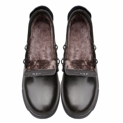 

Genuine Leather Men Ankle Boots Fashion Waterproof Autumn Winter Outdoor Mens Casual Shoes High Top Footwear