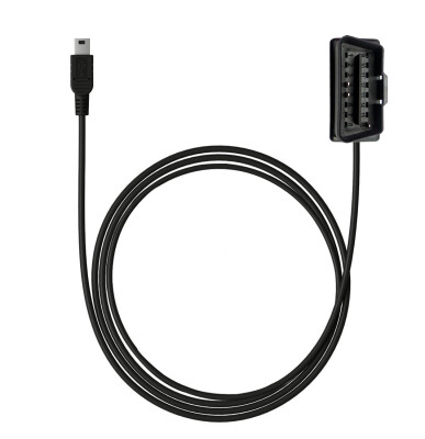 

OBD2 Charging Cable - 16Pin OBD II Male to Mini USB Smart Car Charging Cables for Gps DVR Cell Phones 3 Meters